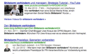 Social Media SEO: Shitstorm verhindern - YouTube und Google+ in den Suchergebnissen