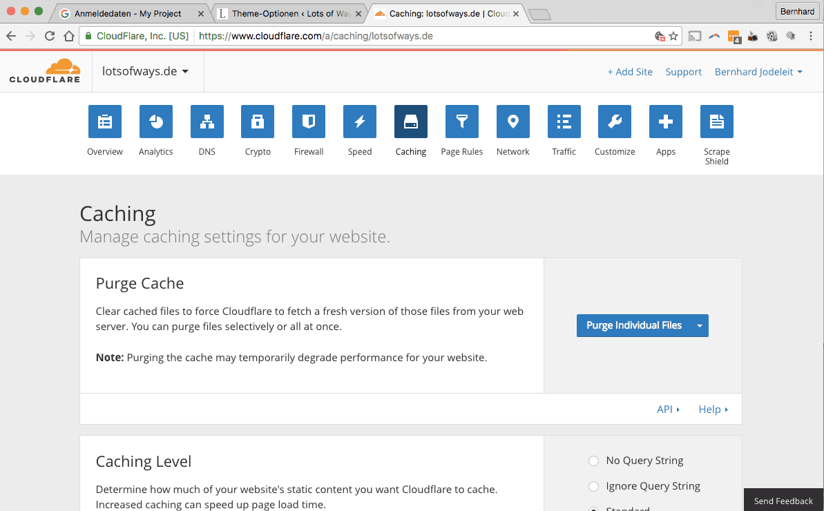 Google Maps API Cache löschen Google Maps API Cache löschen
