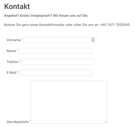 Contact Form 7 CSS Fehler