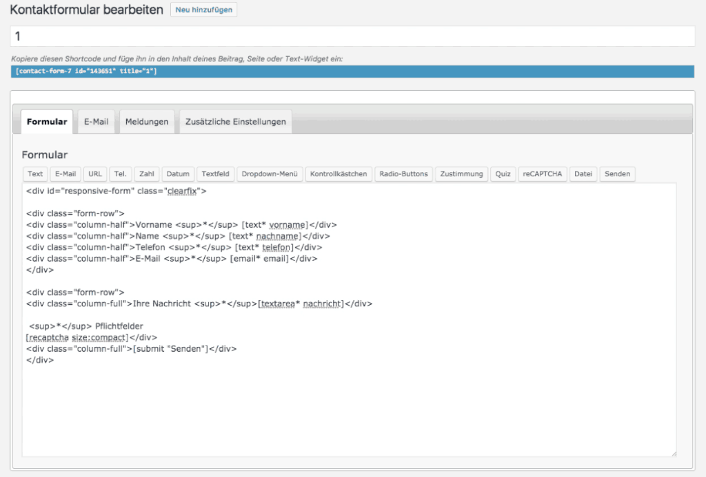 View Contact Formular PNG