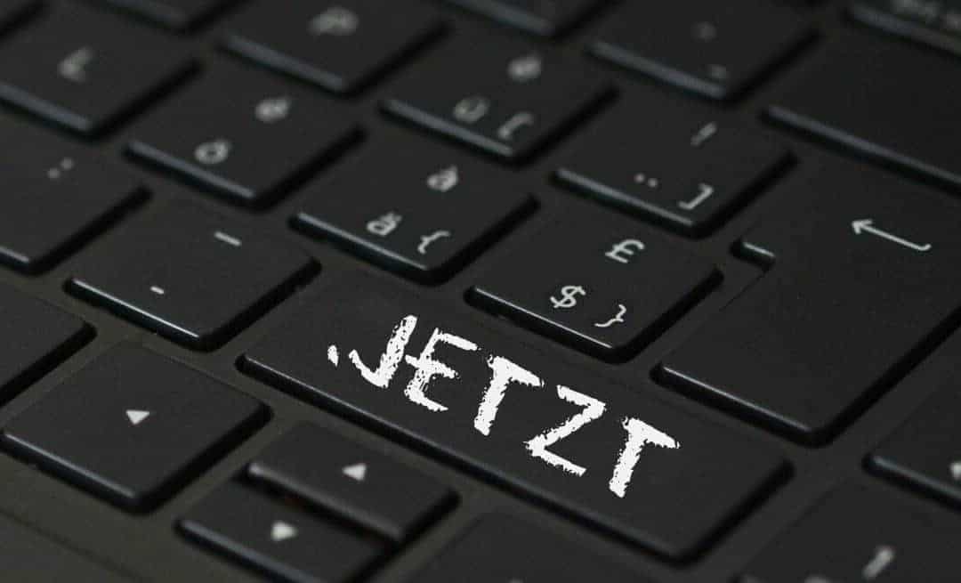 Register .jetzt Domains- the German equivalent of “now”