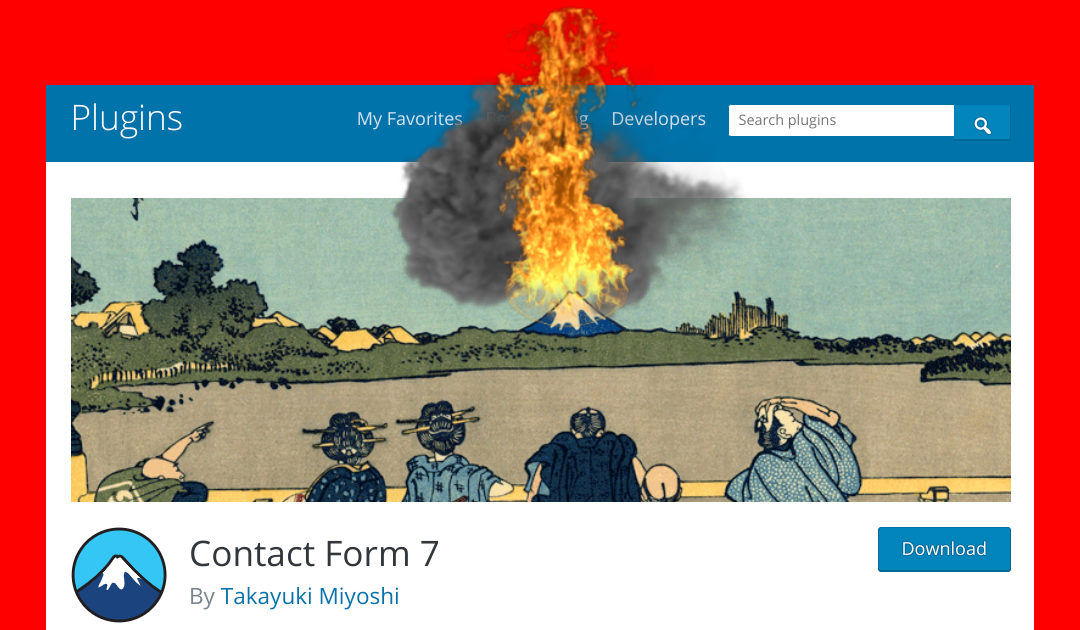 Contact Form 7 mal wieder nicht sicher: Websites werden gehacked